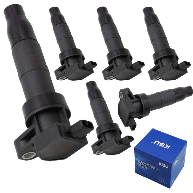 KSU Coil pack compatible with Kia Sorento 3.8L V6 2007 2008 2009 3.5L V6 2011 2012 2013 3.3L V6 2008 2009 2014 2015 2016 2017 2018 - Image 1